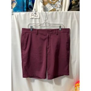 HAWKER RYE Mens Distressed Blue Cotton Chino Shorts Stretch Sz 34 x 11